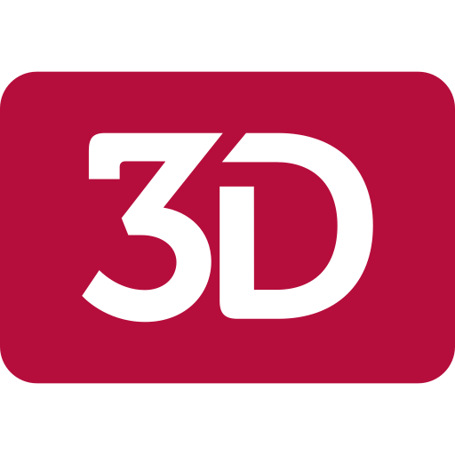 3d movie symbol for interface